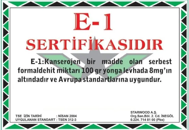 Sertifikalarımız